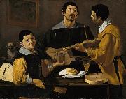 Diego Velazquez Musical Trio (df01) oil on canvas